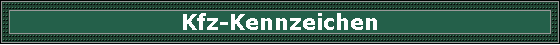 Kfz-Kennzeichen